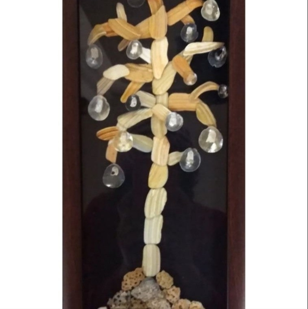 Wall Art Under the Sea Tree Make With Seashells